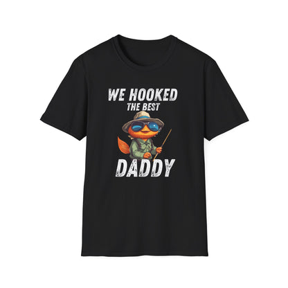 “WE HOOKED THE BEST DADDY” Softstyle T-Shirt