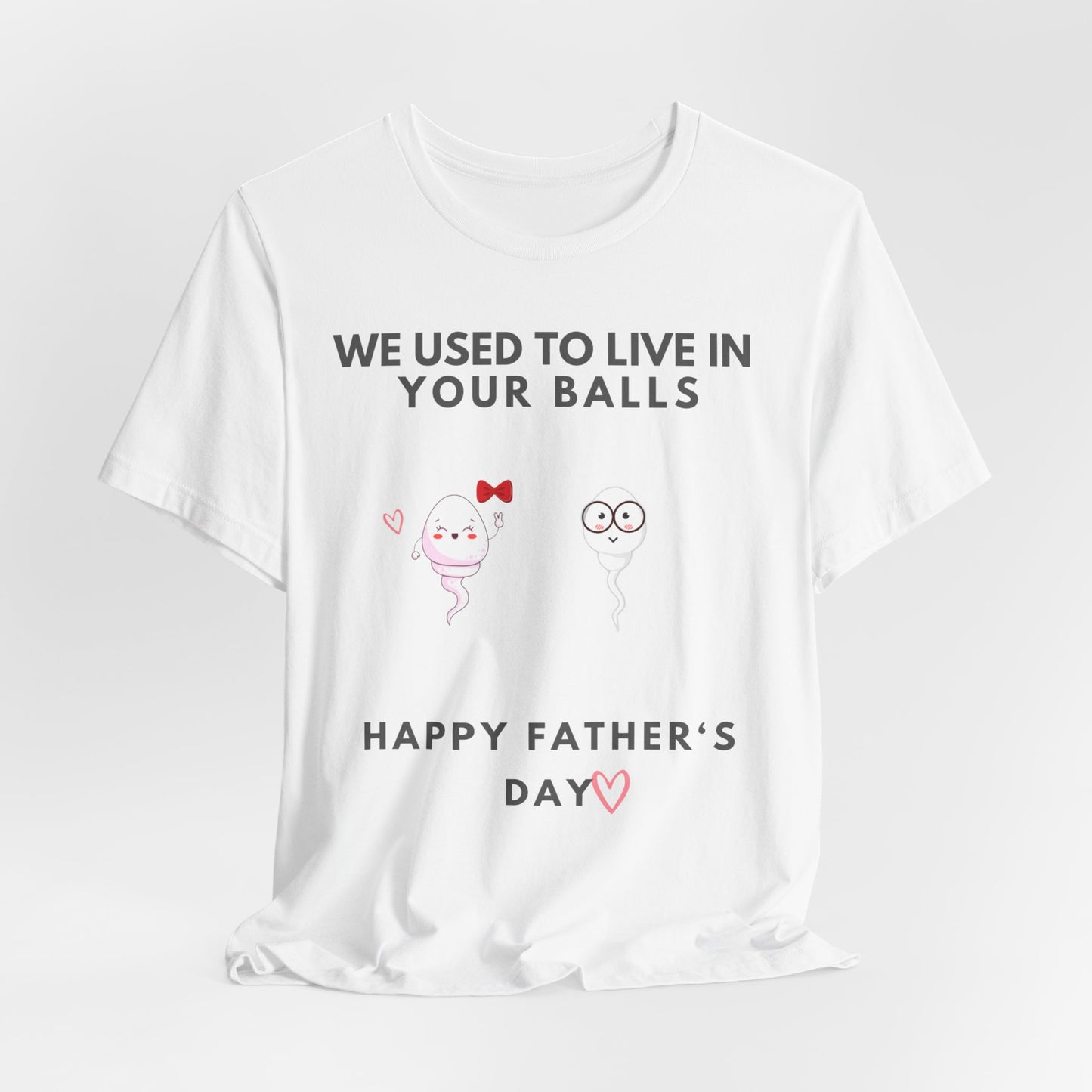 “HAPPY FATHER'S DAY” Jersey Short Sleeve Tee
