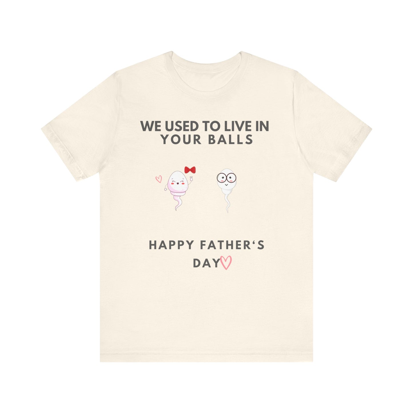 “HAPPY FATHER'S DAY” Jersey Short Sleeve Tee