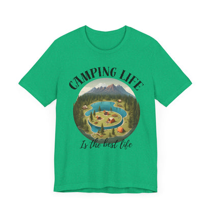 Camping Life Caravan Shirt, Sunset Mountain Camping Shirts, Summer Vacation Camping Gifts, Camp Lover Friends Matching Tee, Camping Tshirt
