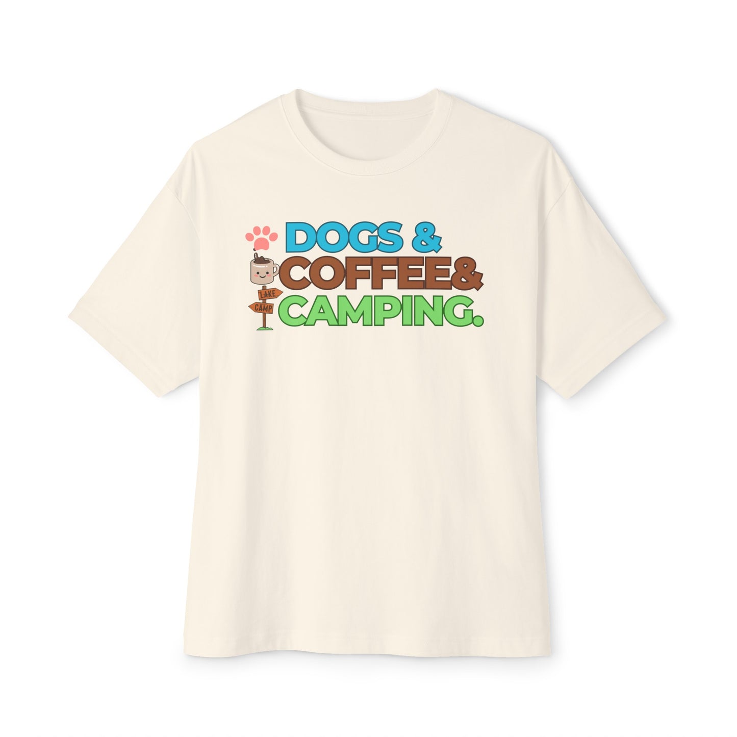 Dogs Coffee Camping Shirt, Camping Birthday Gift Tee, Dog Lover Shirt, Camper T-Shirt, Adventure Shirt, Vacation Shirt, Camping And Drinking