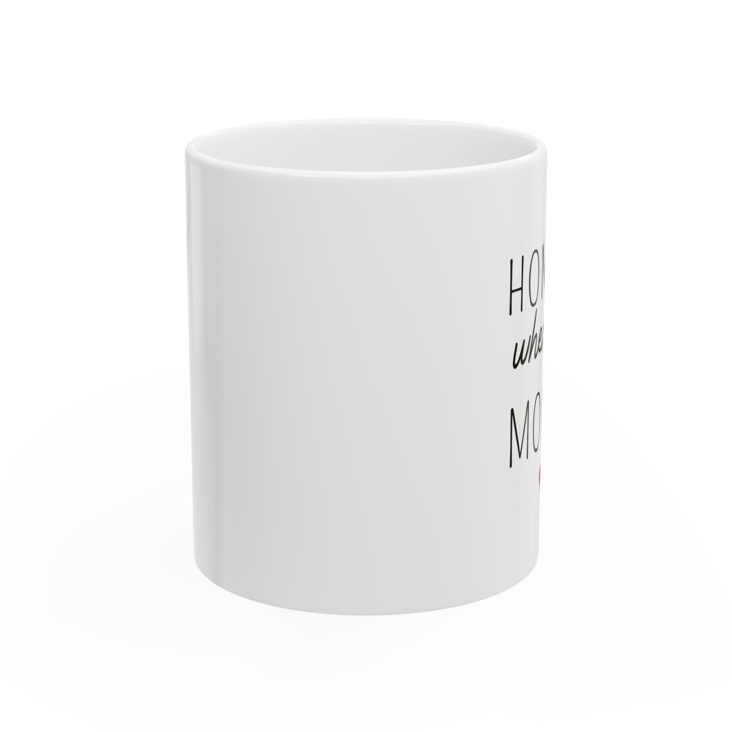 “HOME IS where my MOM IS” Ceramic Mug