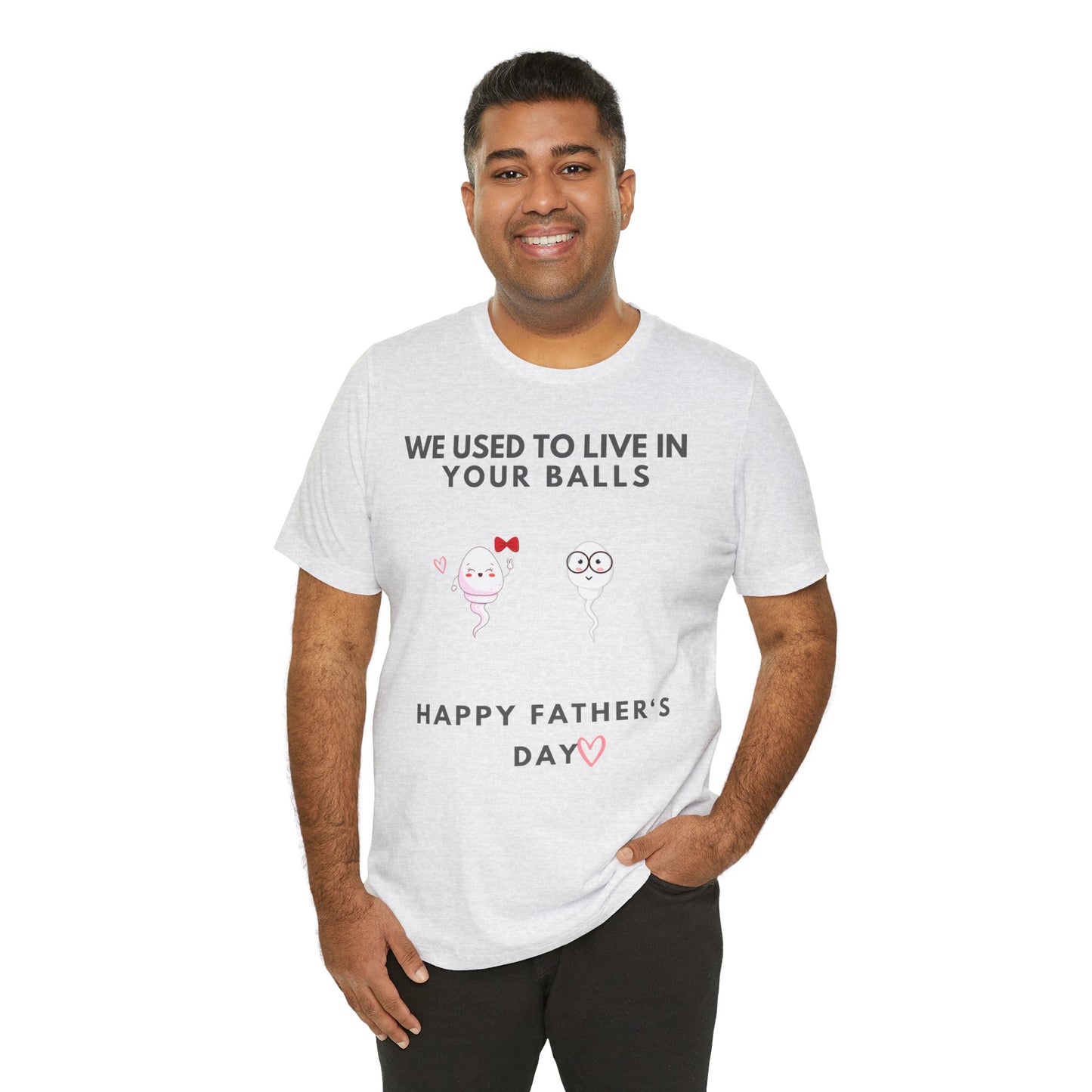 “HAPPY FATHER'S DAY” Jersey Short Sleeve Tee