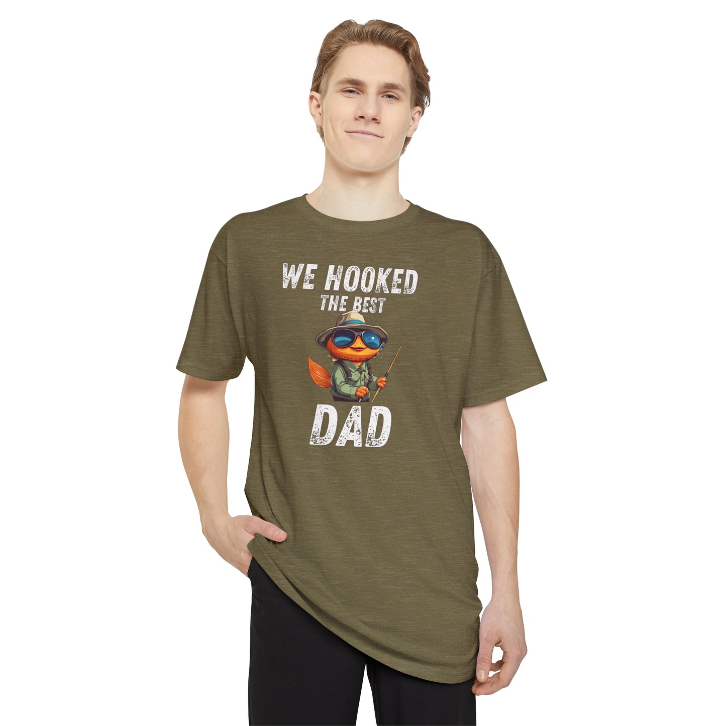 ”Best Dad” Long Body Urban Tee