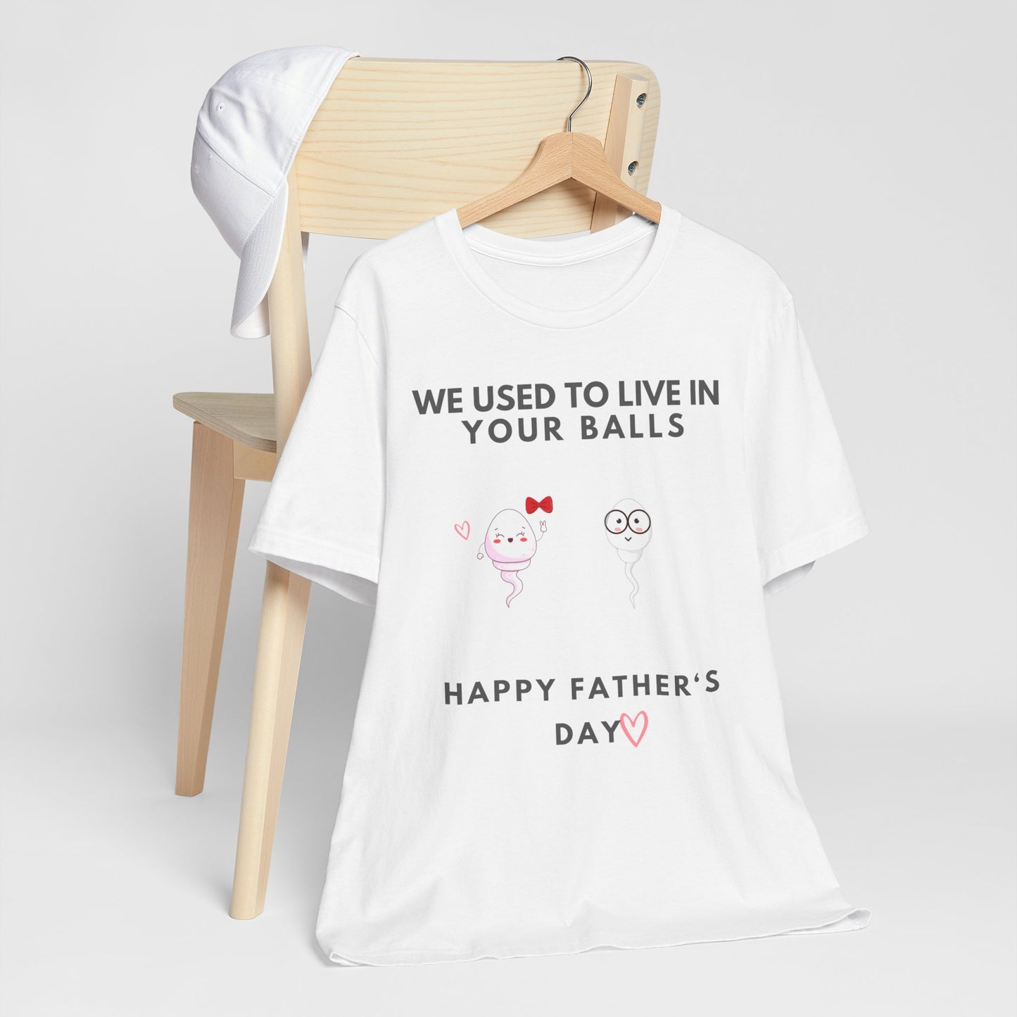 “HAPPY FATHER'S DAY” Jersey Short Sleeve Tee