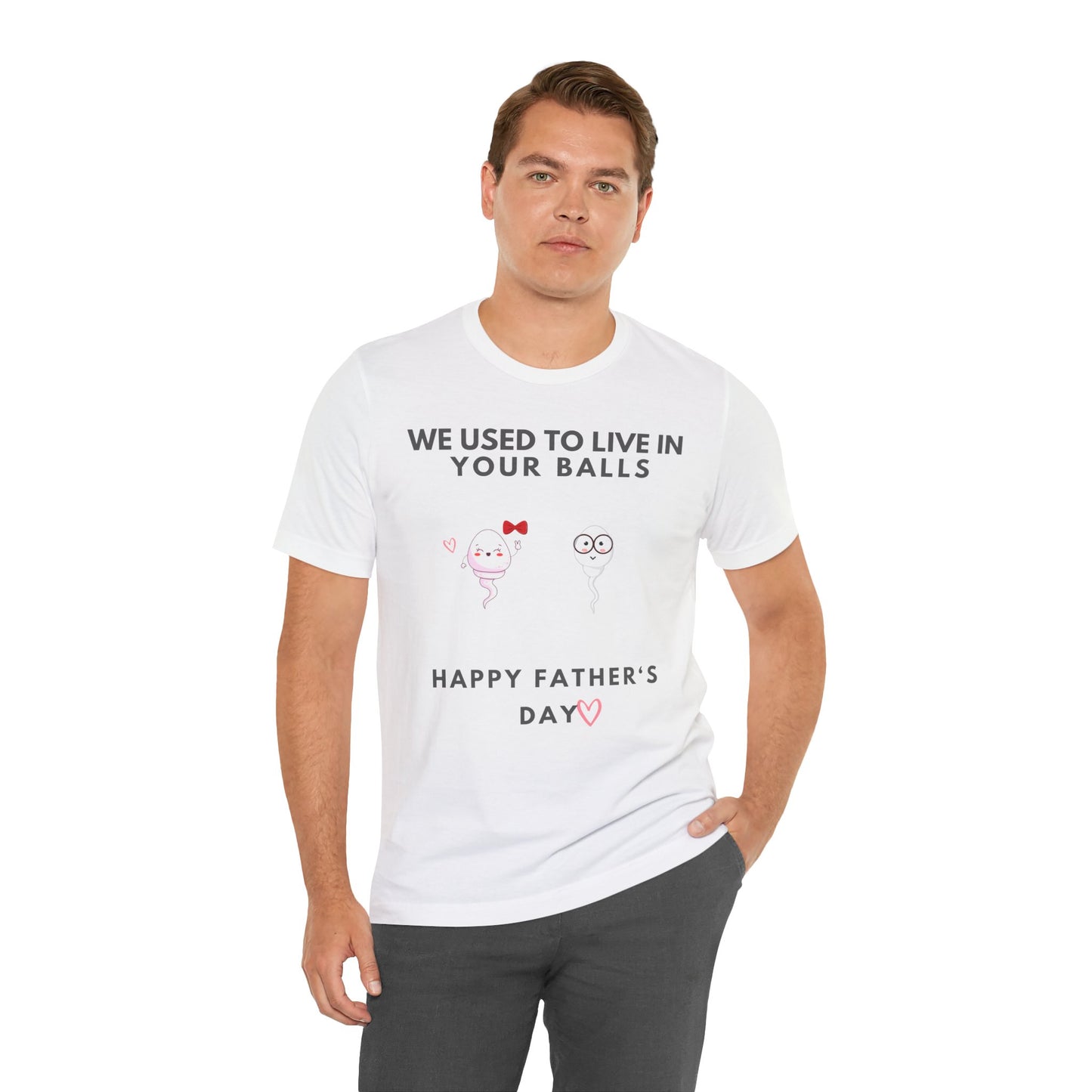 “HAPPY FATHER'S DAY” Jersey Short Sleeve Tee
