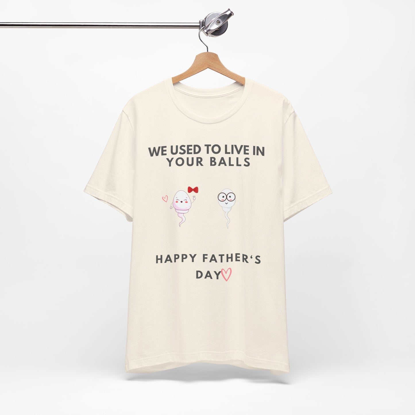 “HAPPY FATHER'S DAY” Jersey Short Sleeve Tee