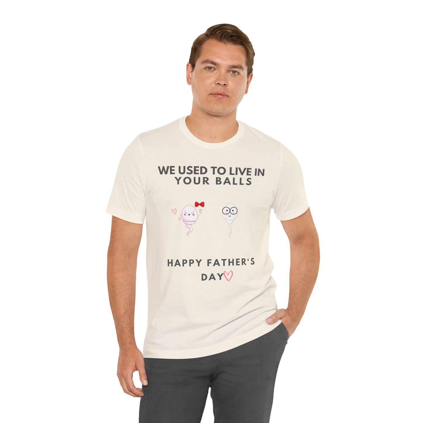 “HAPPY FATHER'S DAY” Jersey Short Sleeve Tee