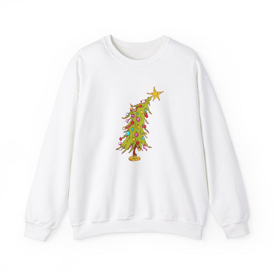 Christmas Tree Unisex Heavy Blend Crewneck Sweatshirt