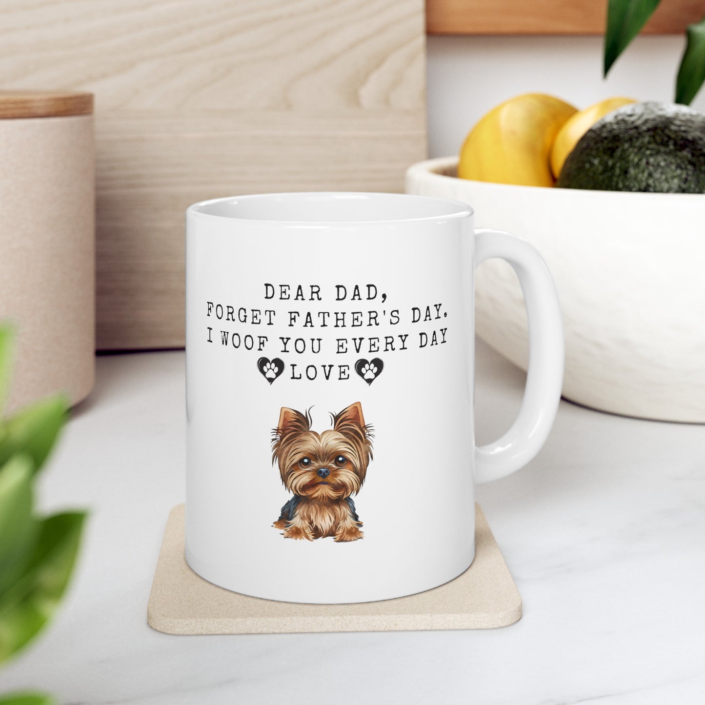 Dear Dad, Father’s Day Ceramic Mug