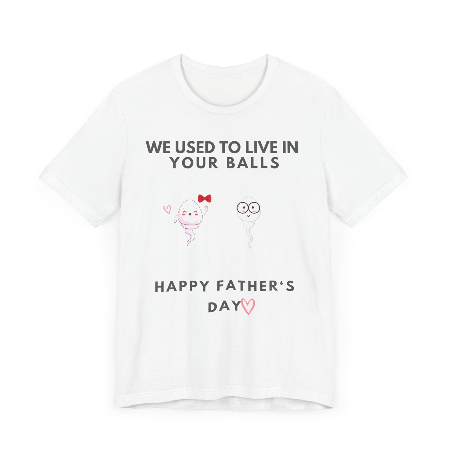 “HAPPY FATHER'S DAY” Jersey Short Sleeve Tee