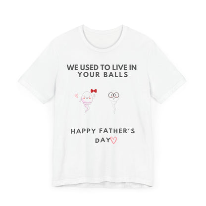 “HAPPY FATHER'S DAY” Jersey Short Sleeve Tee