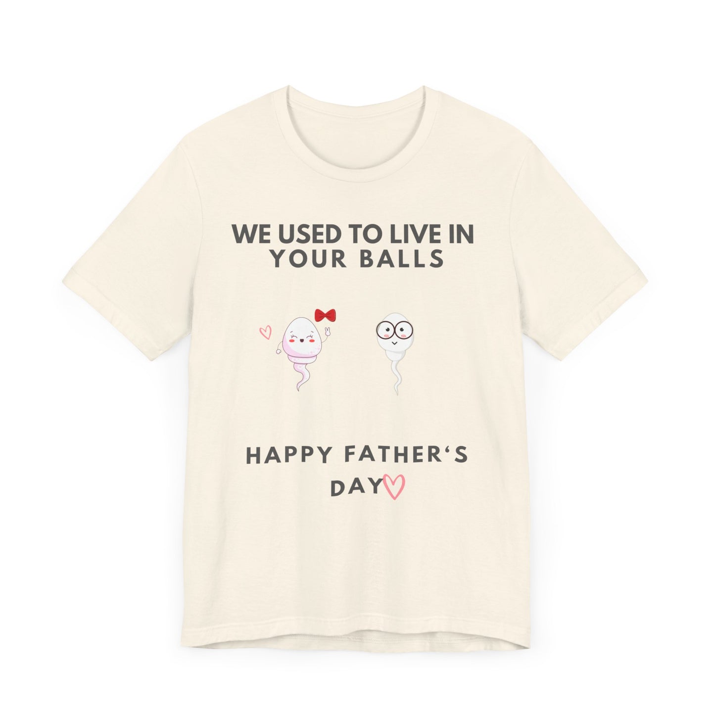“HAPPY FATHER'S DAY” Jersey Short Sleeve Tee