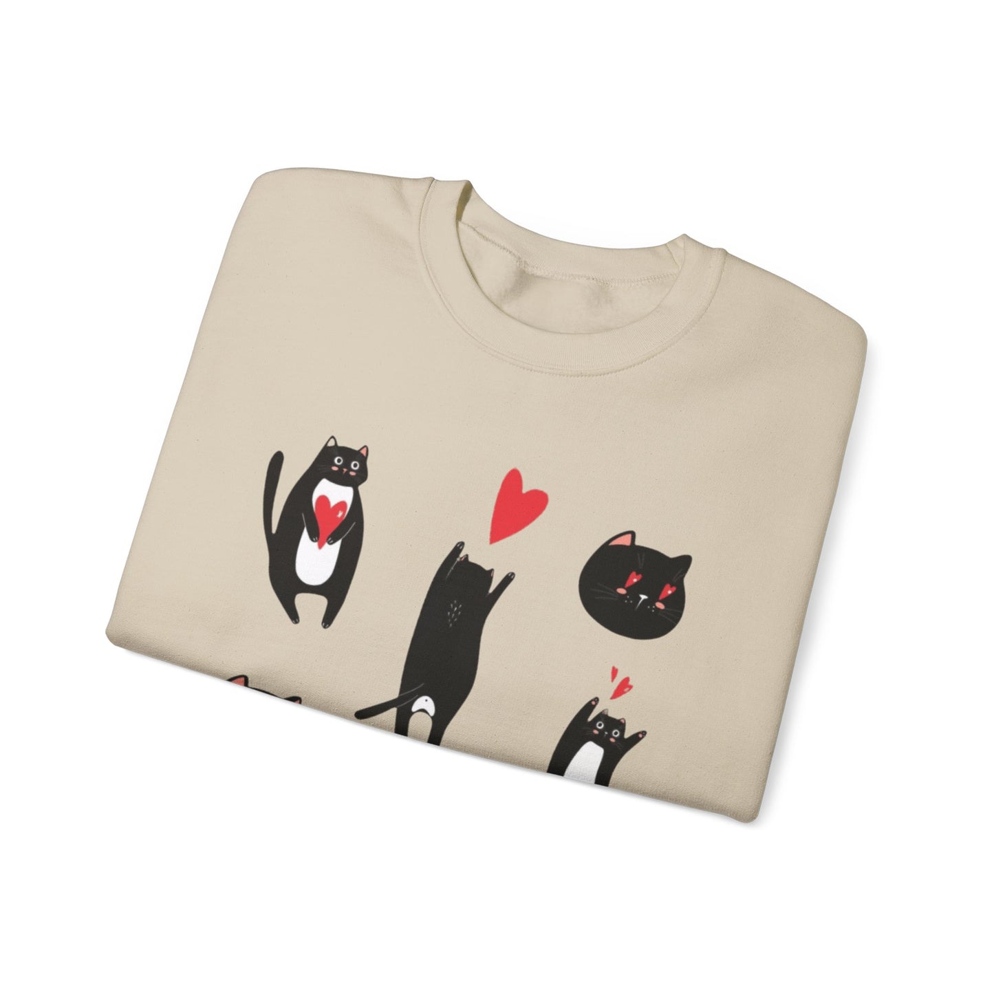 “Cat Love” Crewneck Sweatshirt