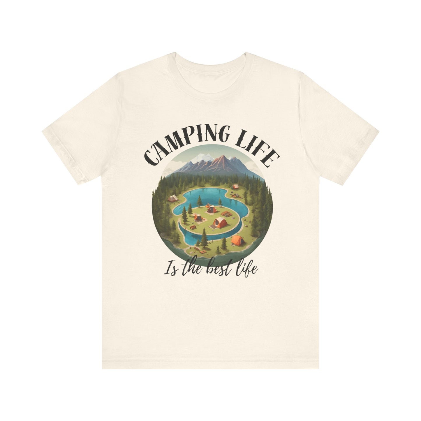 Camping Life Caravan Shirt, Sunset Mountain Camping Shirts, Summer Vacation Camping Gifts, Camp Lover Friends Matching Tee, Camping Tshirt