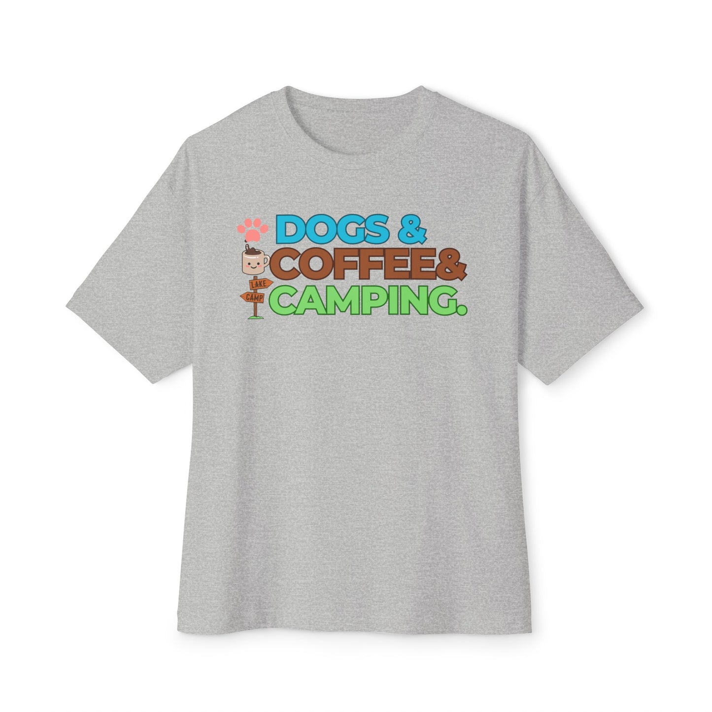 Dogs Coffee Camping Shirt, Camping Birthday Gift Tee, Dog Lover Shirt, Camper T-Shirt, Adventure Shirt, Vacation Shirt, Camping And Drinking