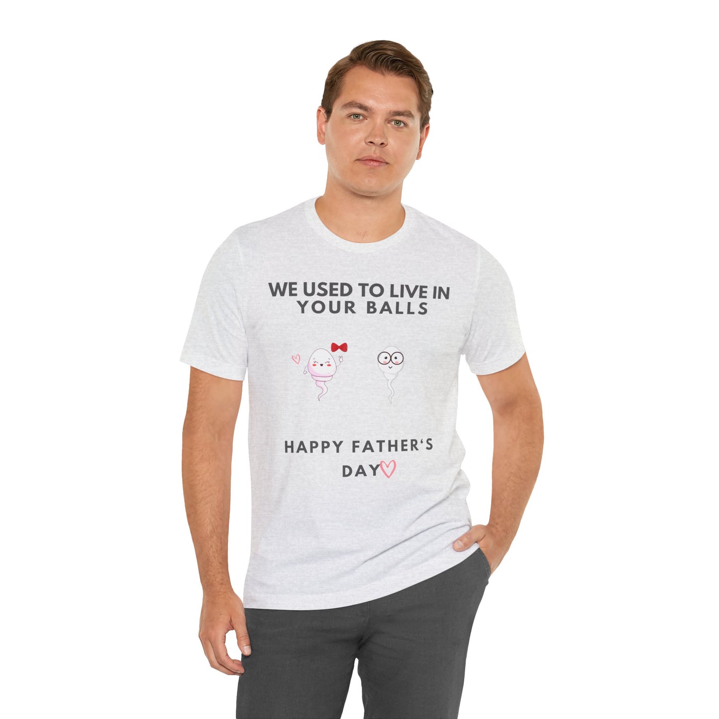 “HAPPY FATHER'S DAY” Jersey Short Sleeve Tee