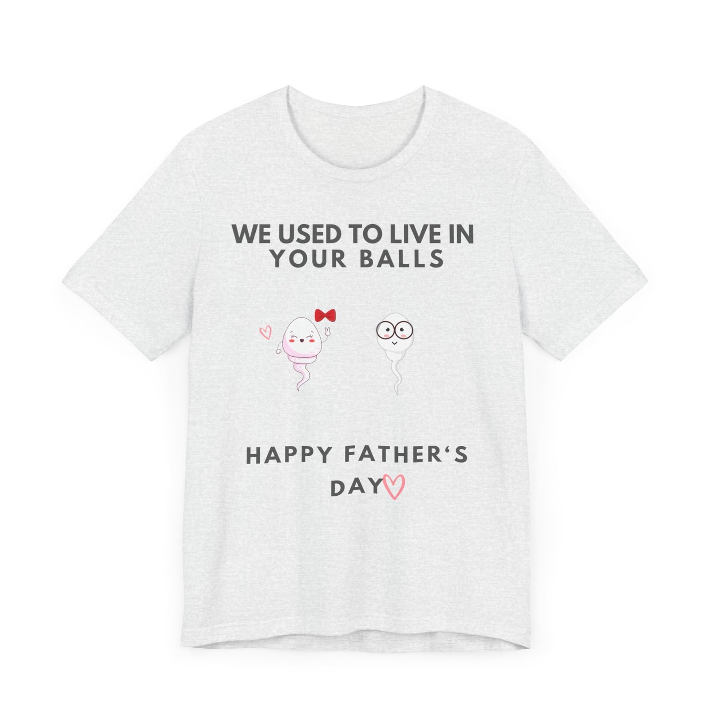 “HAPPY FATHER'S DAY” Jersey Short Sleeve Tee
