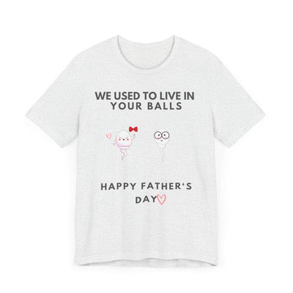 “HAPPY FATHER'S DAY” Jersey Short Sleeve Tee