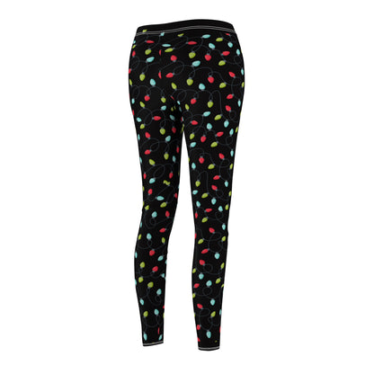Tipsy Elves Shiny Sequin Leggings for Women for Holiday Outfits