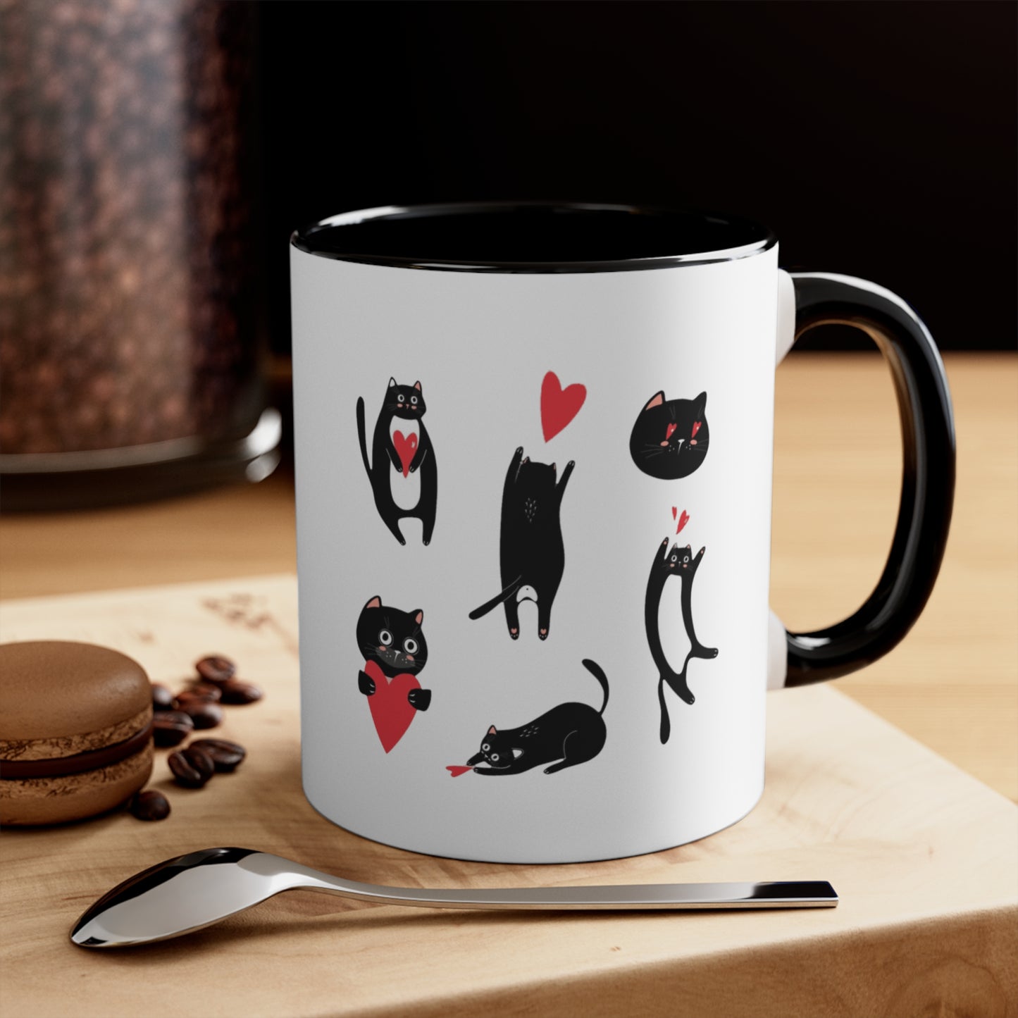 “Cat Love” Accent Coffee Mug