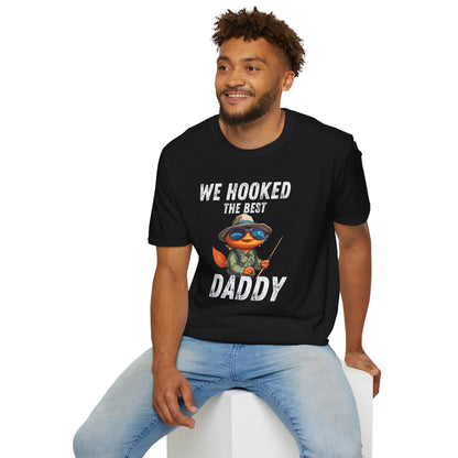 “WE HOOKED THE BEST DADDY” Softstyle T-Shirt