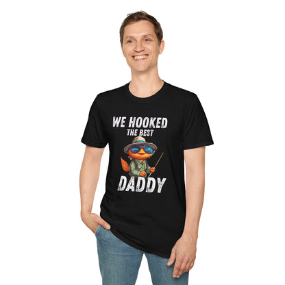 “WE HOOKED THE BEST DADDY” Softstyle T-Shirt