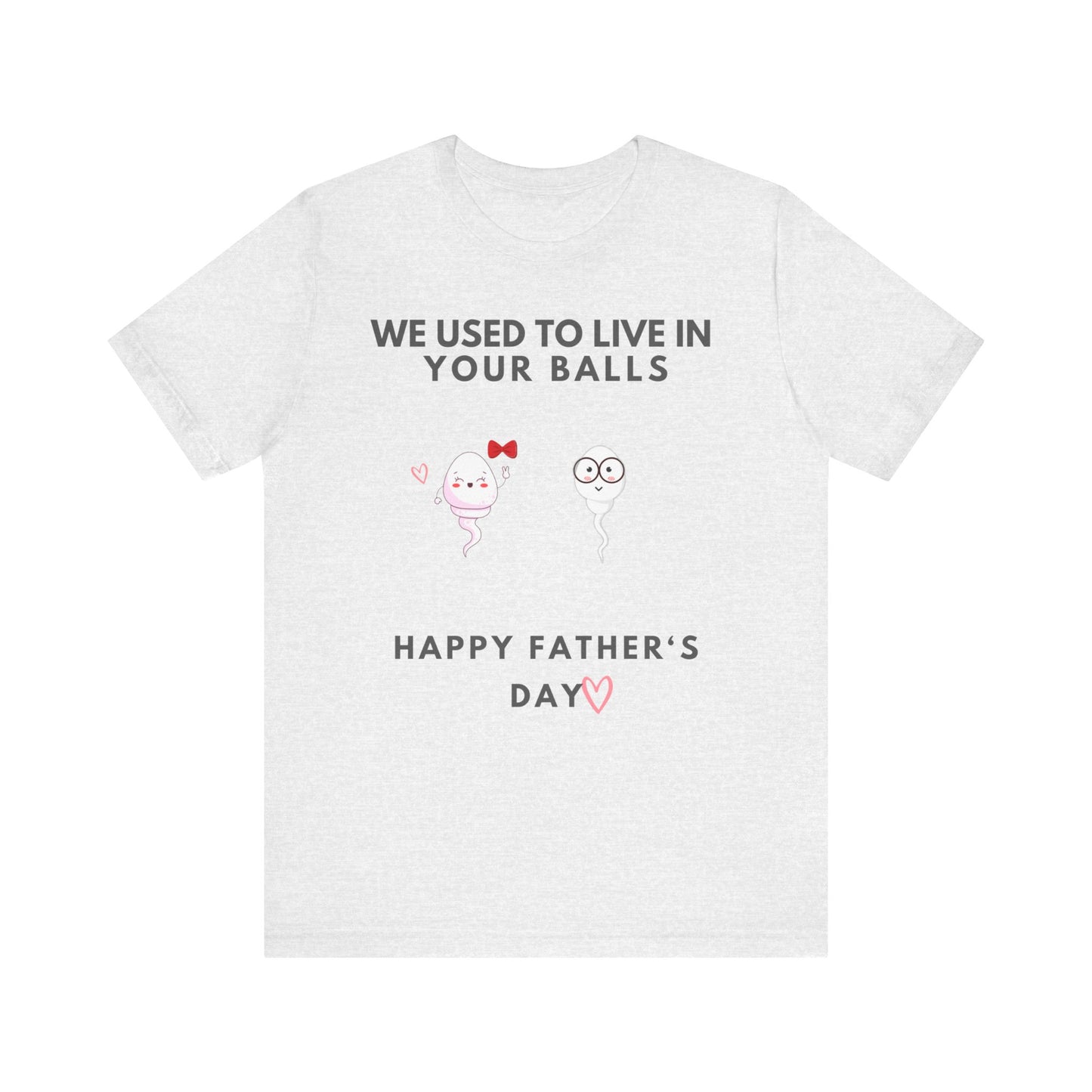 “HAPPY FATHER'S DAY” Jersey Short Sleeve Tee