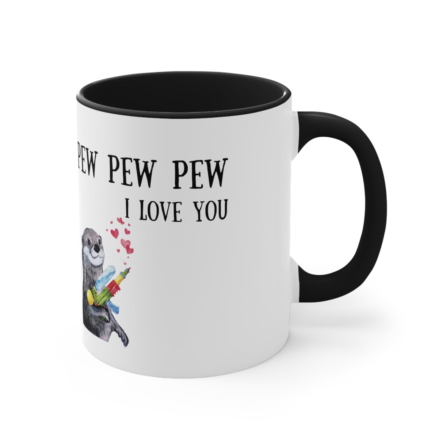 “Pew Pew Pew” Accent Coffee Mug