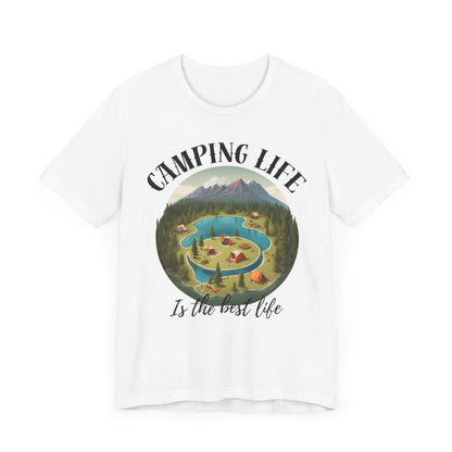 Camping Life Caravan Shirt, Sunset Mountain Camping Shirts, Summer Vacation Camping Gifts, Camp Lover Friends Matching Tee, Camping Tshirt