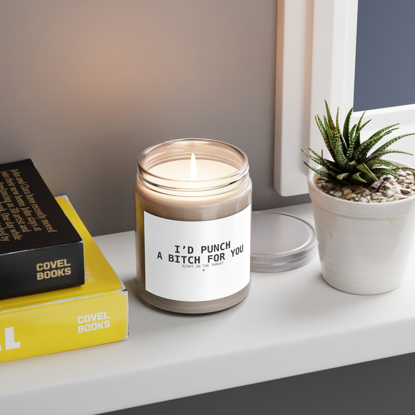 I'd Punch A Bitch For You Candle — Funny BFF Gift, Scented Soy Candle, 9 oz