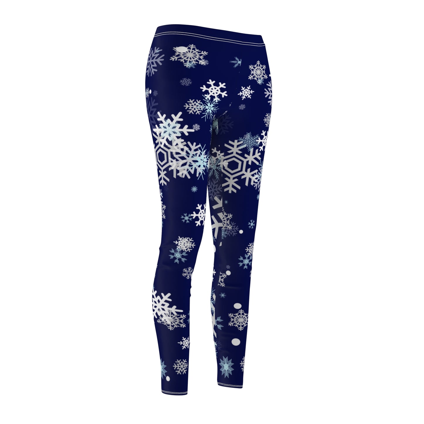 Snow Flakes Women's Christmas Casual Legging