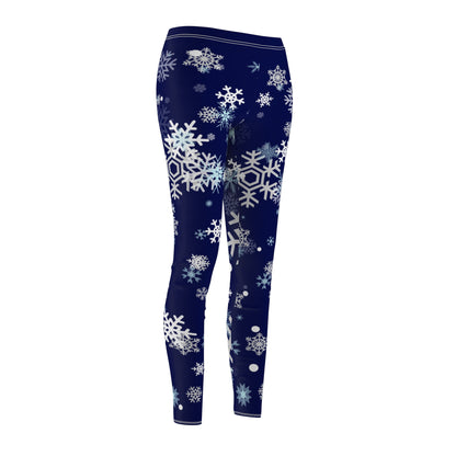 Snow Flakes Women's Christmas Casual Legging