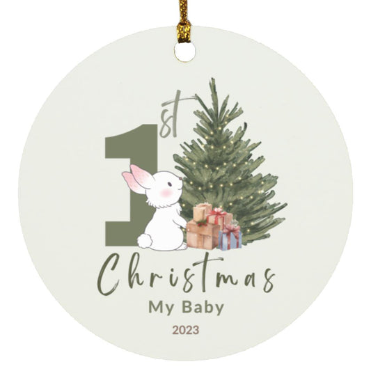 Baby’s 1st Christmas Circle Ornament
