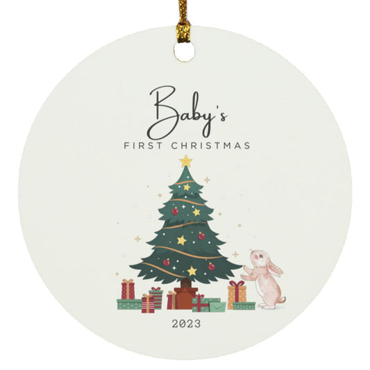 Baby’s First Christmas 2023 Circle Ornament