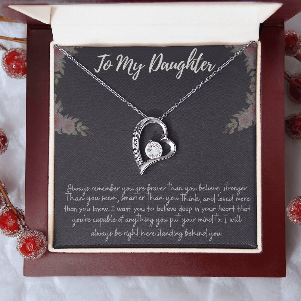 “To My Daughter” Forever Necklace