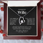 To My Beautiful Wife/ Forever Love Necklace BWDD