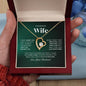 To My Beautiful Wife/ Forever Love Necklace EmrDD