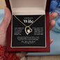 To My Beautiful Wife/ Forever Love Necklace BWDD