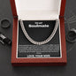 “To My Soulmate” Cuban Link Chain