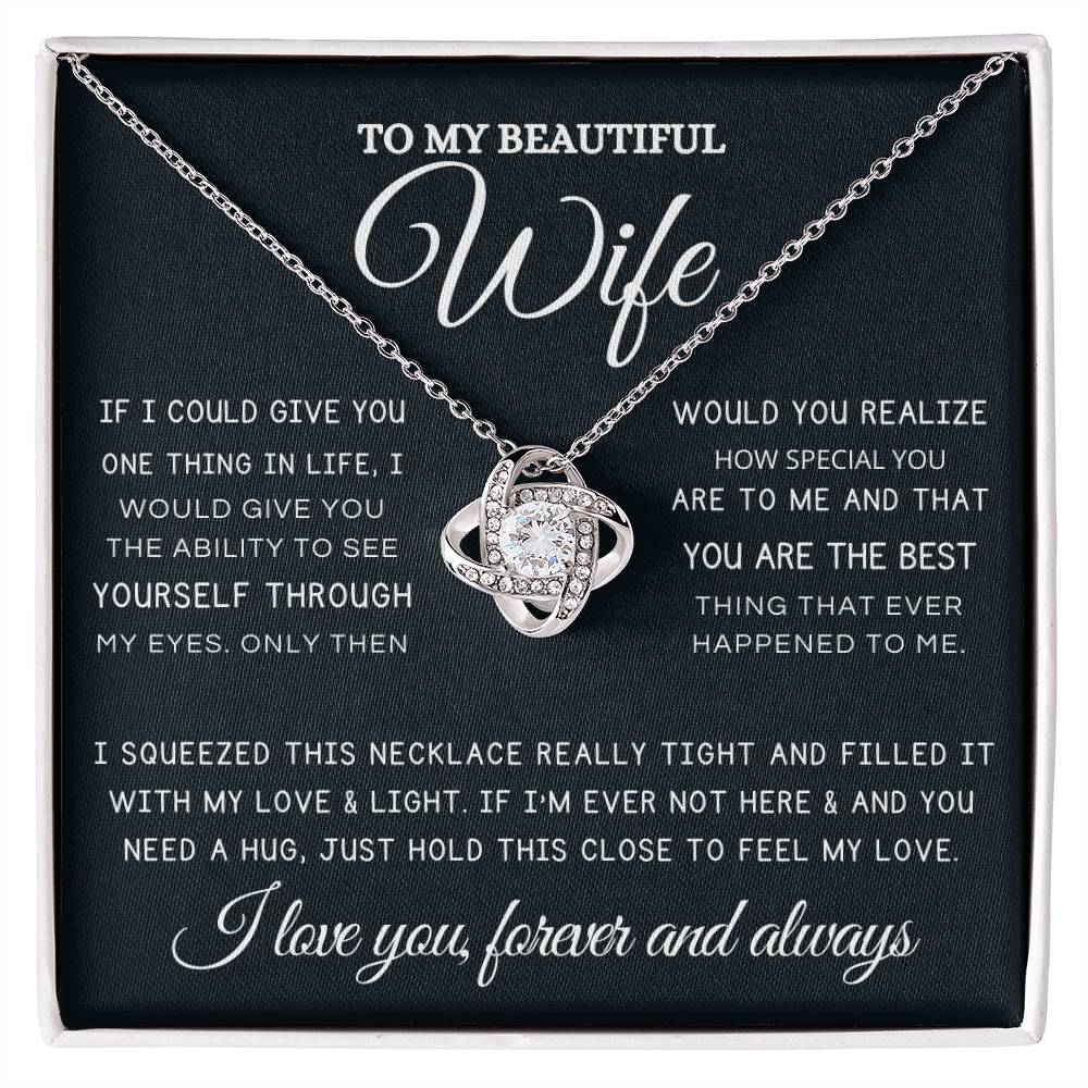To My Beautiful Wife Necklace