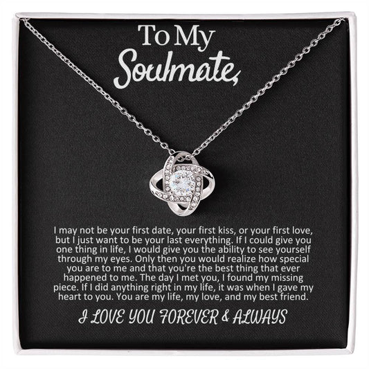 To My Soulmate Love Forever Necklace