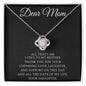 “Dear Mom” Love Knot Necklace