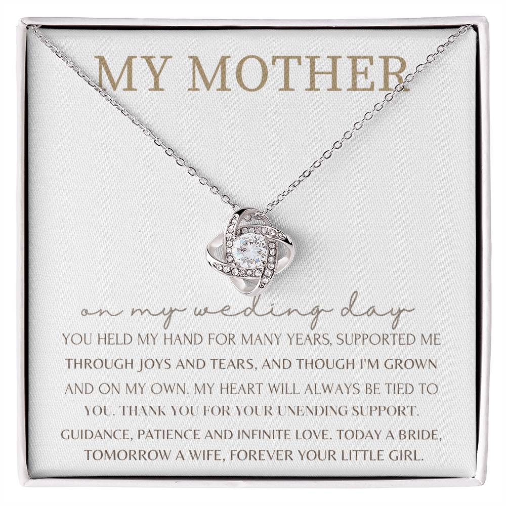“My Mother” Love Knot Necklace