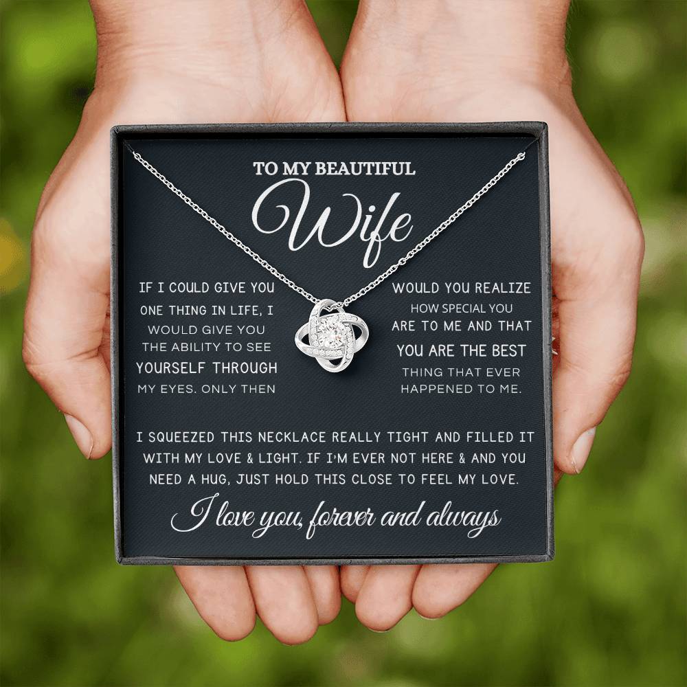 To My Beautiful Wife Necklace