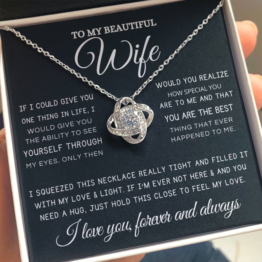To My Beautiful Wife Necklace