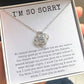 “I'm Sorry, Love Knot” Necklace