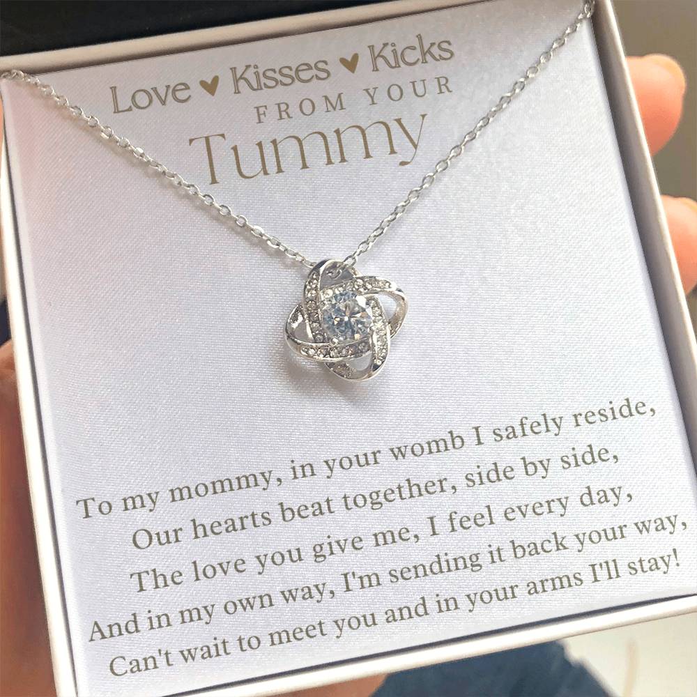 “To My Mummy” Love Knot Necklace