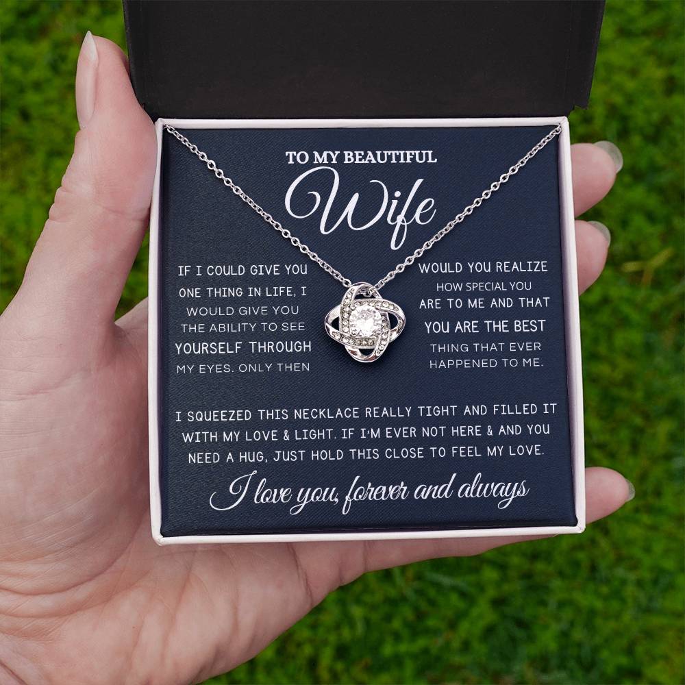 To My Beautiful Wife Necklace