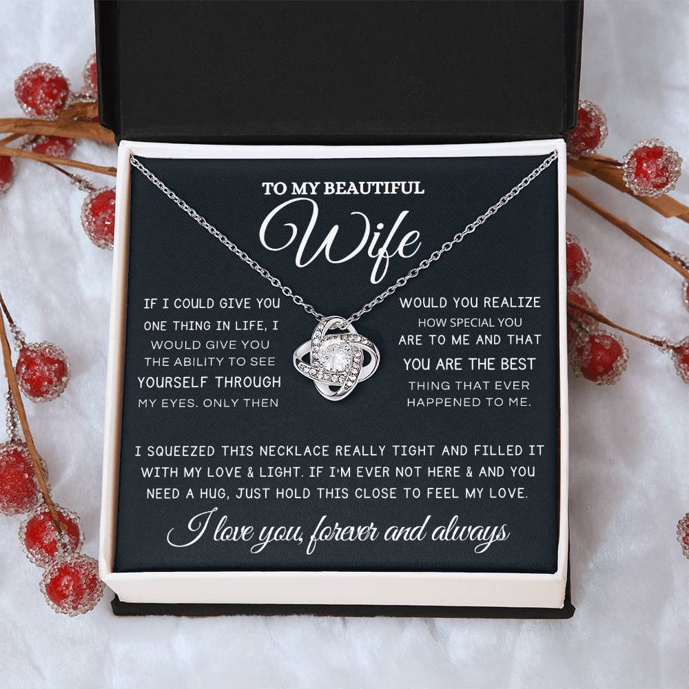 To My Beautiful Wife Necklace